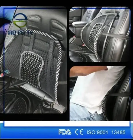 Siège auto Fauteuil de massage du dos support lombaire Mesh Ventiler Coussin de siège auto Coussin de